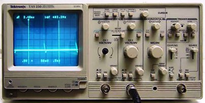 TEKTRONIX TAS 250 2 Ch 50 MHz Analog Oscilloscope