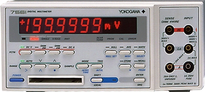YOKOGAWA 7561-756101 6 1/2 Digit Digital Multimeter