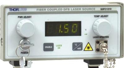 THORLABS S3FC1550 1550 nm Benchtop Fiber Pigtailed Laser Source 