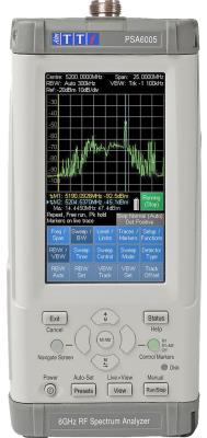 AIM-TTI PSA6005 6 GHz Handheld RF Spectrum Analyzer